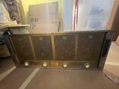 Broan Nutone hood removed and broken down into parts during professional range hood deep cleaning  