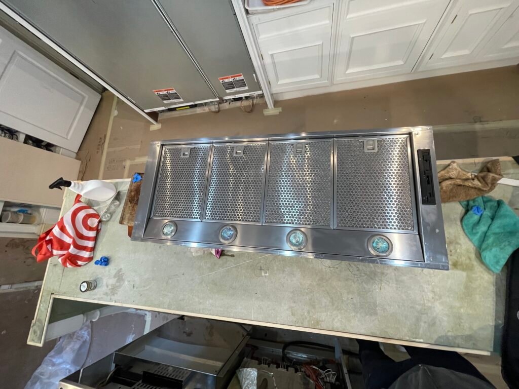 Nutone ventilation hood fully detailed and deep cleaned for peak performance